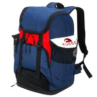 Turbo Waterpolo Luxe Rugzak Draco Navy Red 30L