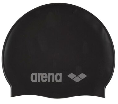 *outlet Arena Classic Silicone jr BLACK/SILVER op=op