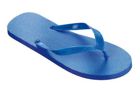 Opruiming *showmodel* Beco teenslippers blauw maat 44-45 op=op