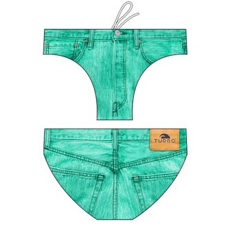 Special Made Turbo Waterpolo broek Jeans green