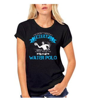 opruiming showmodel (SIZE L) Waterpolo t-shirt women (therapy) maat L
