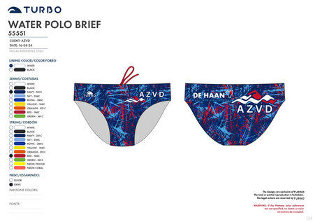 Turbo waterpolobroek azvd voorbeeld 2