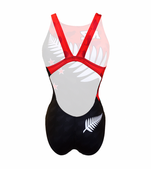 Magazijn opruiming Turbo (SIZE L) Sportbadpak NZ Flag FR40/D38/L 