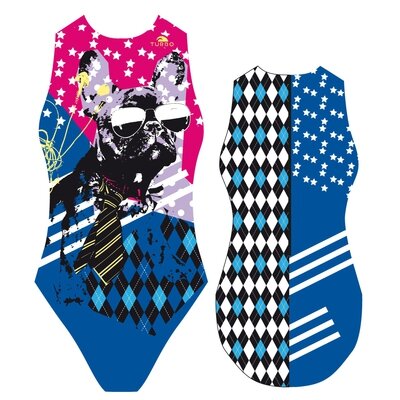 Magazijn opruiming Turbo (SIZE M) Waterpolo badpak Cool Dog FR38/D36/M