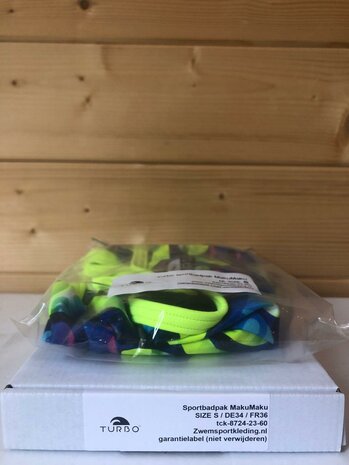 Magazijn opruiming Turbo (Size S) Sportbadpak Maku Maku FR36/D34/S