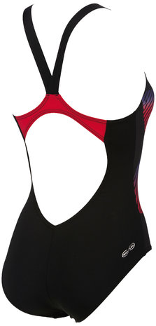 Arena W Spider Placed One Piece Lb black-red 36