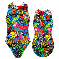 Special Made Turbo Waterpolo badpak stickers 