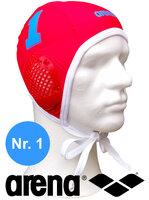 Arena waterpolocap (size m/l) keeper blauw nummer 1