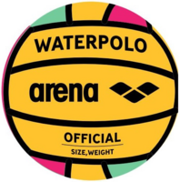 Voordeelbundel (10+ prijs) Arena Waterpolobal lime-fuchsia size 3