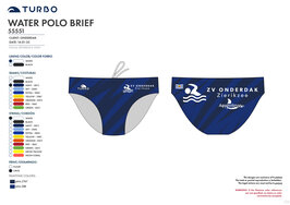 Turbo waterpolobroek ZV Onderdak + sponsor (print 2025) Turbo waterpolobroek ZV Onderdak + sponsor (print 2025)